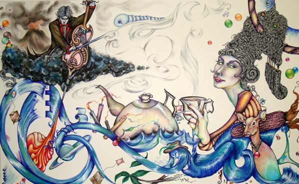 Storm in a Teacup Illustration